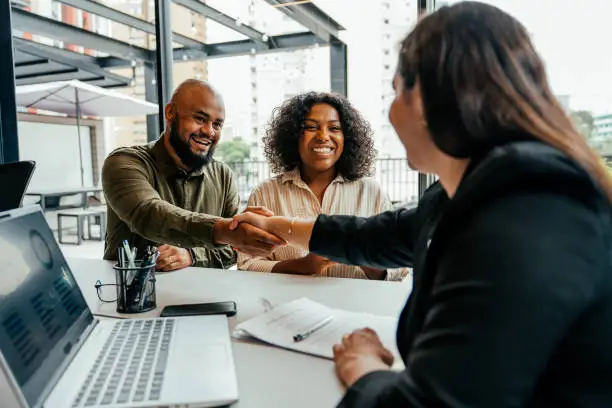 istockphoto 2198966747 612x612 | ProCare Consulting Clients meeting with an insurance advisor to secure broader small group health insurance coverage for their employees and families.