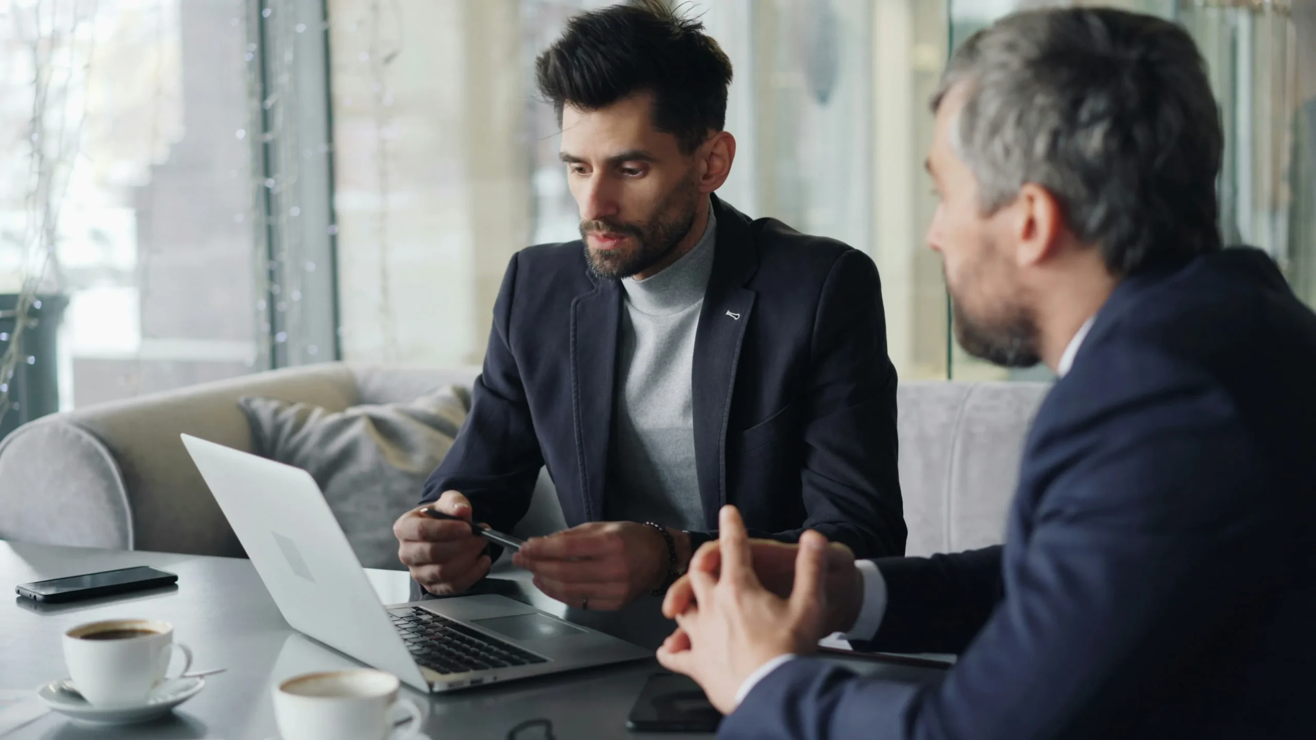Two people reviewing provider network information | ProCare Consulting Two people reviewing provider network information
